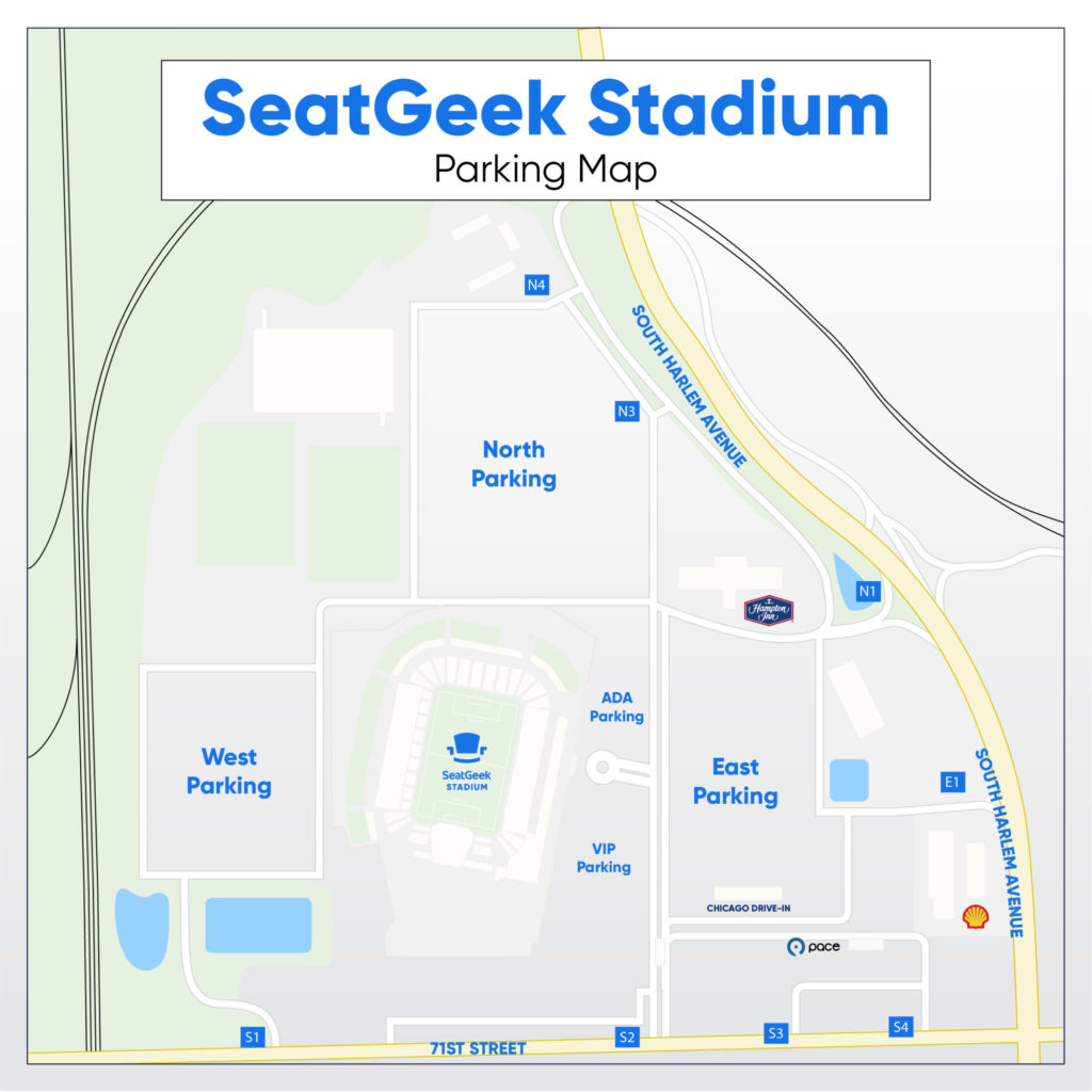 Stadium Map SeatGeek Stadium