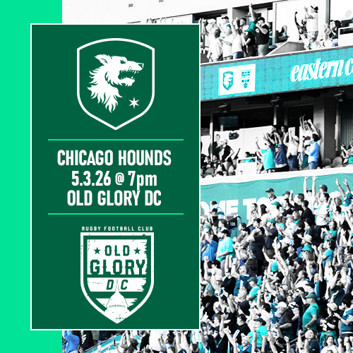 Chicago Hounds face Old Glory DC on May 3rd at 7pm